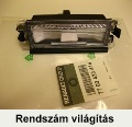 Dacia Logan rendszám világítás - Dacia autóalkatrészek
