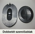 Renault Megane II dobbetét szerelőablak Renault Megane II dobbetét szerelőablak