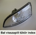 Renault Megane III bal visszapillantó tükör index Renault Megane III bal visszapillantó tükör index - Renault alkatrészek
